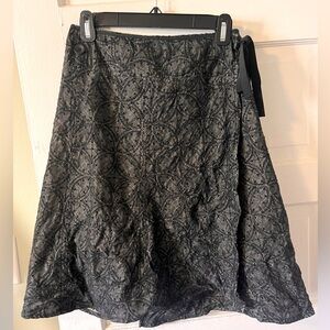 Reversible Tie Mid-Length Skirt